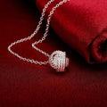 Sterling Silver Mesh Knot Pendant Necklace by DailySale