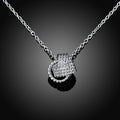 Sterling Silver Mesh Knot Pendant Necklace by DailySale