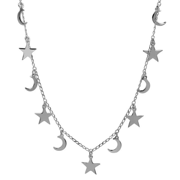 Sterling Silver Multi Charm Necklace by DailySale