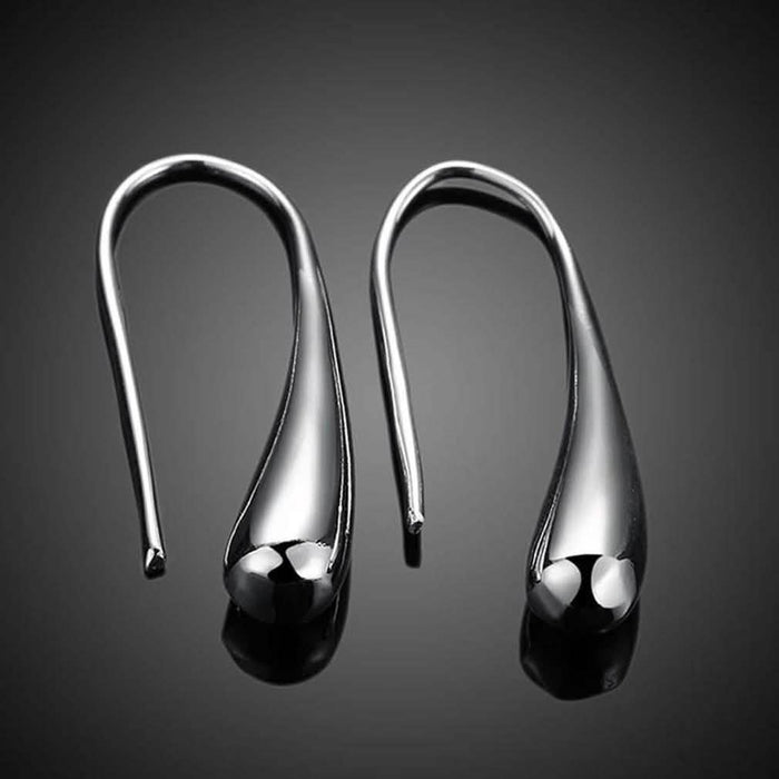Sterling Silver Plated Waterdrop Hook Earrings by DailySale
