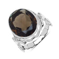 Sterling Silver Smoky Quartz Sets by Fine Color Jewels