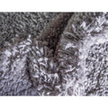 Unique Loom Davos Shag Sterling 4 ft. x 4 ft. Round Area Rug by Vanessa Jane