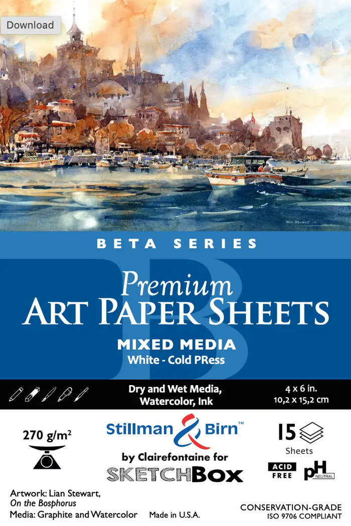 Stillman & Birn Beta Cold Press Mixed Media Paper by ShopSketchBox