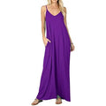Stokeen Women's Summer Casual Plain Spaghetti Strap Maxi Dress by DailySale