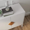 Storage Sideboard Cabinet White by DailySale
