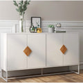 Storage Sideboard Cabinet White by DailySale