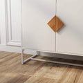 Storage Sideboard Cabinet White by DailySale
