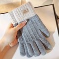 Stretch Knit Wool Full Finger Mittens by DailySale