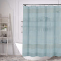Striped Shower Curtain 70" x 72" with 12-Piece Hook Set by DailySale