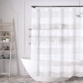 Striped Shower Curtain 70" x 72" with 12-Piece Hook Set by DailySale