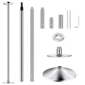 Stripper Dance Pole 45mm Spinning Static Dancing Pole by DailySale