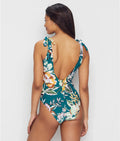 Studio Anne Cole Womens Tropical Bliss One-Piece Style-20SO07312, Size 12 by Vanessa Jane