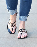 Studded Flat Sandal by Boutique 23