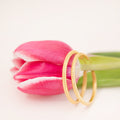 Studded Hoop Earrings by Christina Greene