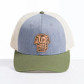 Studio Chane Leather Patch Trucker Hat by Swell-O-Phonic