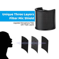 Studio Microphone Pop 3 Filter Layers Windscreen Shield Cover Mesh by DailySale
