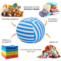 Stuffed Animal Storage Bean Bag Chair Cover by DailySale