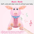 Stuffed Plush Pig Doll Pick-a-Boo Animated Toy by DailySale