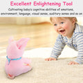 Stuffed Plush Pig Doll Pick-a-Boo Animated Toy by DailySale