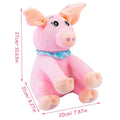 Stuffed Plush Pig Doll Pick-a-Boo Animated Toy by DailySale