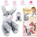 Stuffed Plush Rabbit Doll Toy Animated Talking and Singing by DailySale