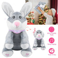 Stuffed Plush Rabbit Doll Toy Animated Talking and Singing by DailySale