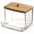 Stylish 7oz Bathroom Organizer - Freestanding Swab & Pad Holder by DailySale