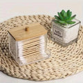 Stylish 7oz Bathroom Organizer - Freestanding Swab & Pad Holder by DailySale