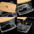 Stylish 7oz Bathroom Organizer - Freestanding Swab & Pad Holder by DailySale