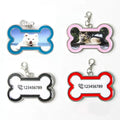 Sublimation Blank Pet Tag Double sided -Blue/Pink/Red/Black by INNOSUB USA