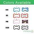 Sublimation Blank Pet Tag Double sided -Blue/Pink/Red/Black by INNOSUB USA