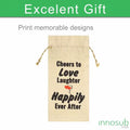Sublimation Blank Wine Bag Burlap | Bottle Sleeve | INNOSUB USA by INNOSUB USA