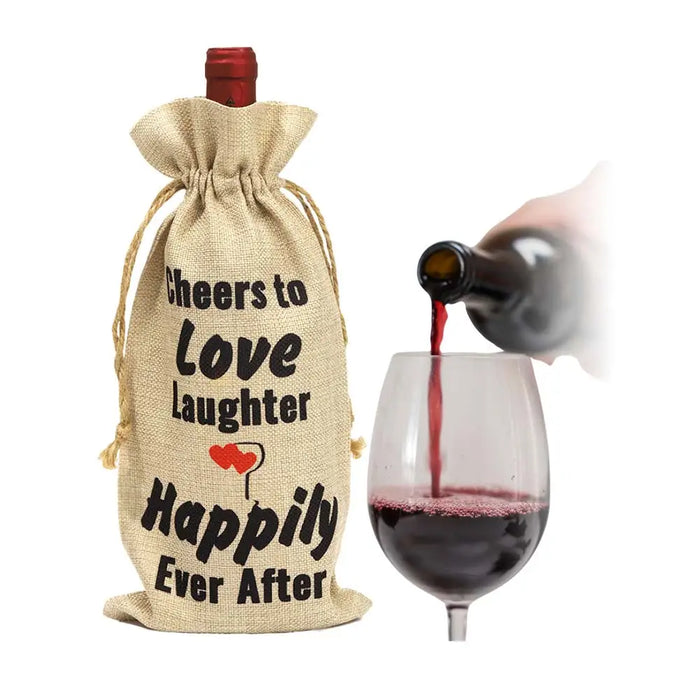Sublimation Blank Wine Bag Burlap | Bottle Sleeve | INNOSUB USA by INNOSUB USA