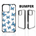 Sublimation Blanks 2D Bumper Anti-Shock Case for iPhone 15|16|17 Series - With White Glossy Aluminum Insert by INNOSUB USA