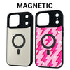 Sublimation Blanks 2D Magnetic Black Rubber Cases for iPhone 17|16|15|14|13|12|Air|Plus|Pro|Pro Max