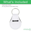 Sublimation Blanks Air Tag Sleeve Holder Case Neoprene by INNOSUB USA