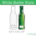 Sublimation blanks Bottle Opener Blanks | Print 2 Sided |Silver |White | by INNOSUB USA by INNOSUB USA