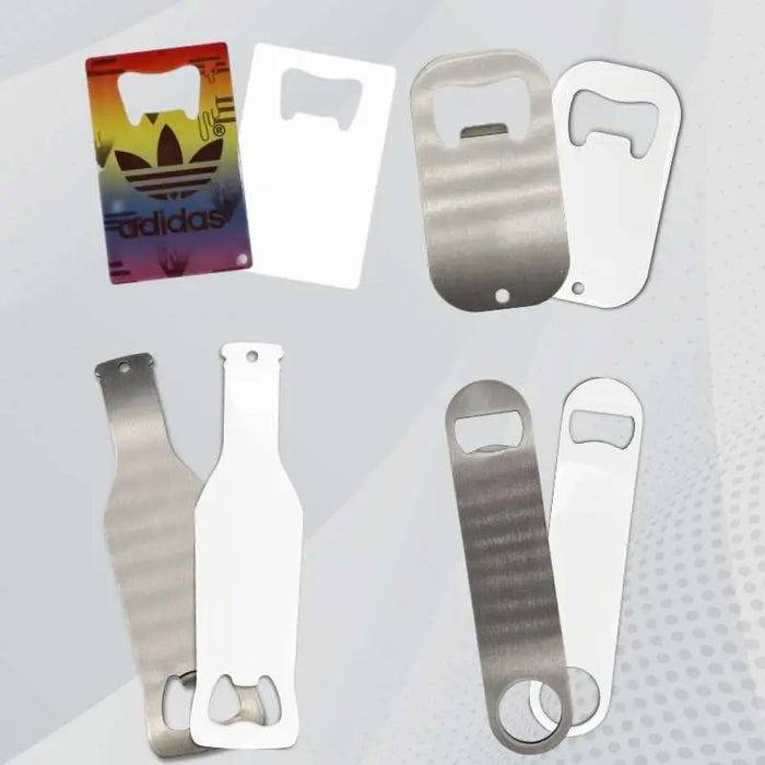 Sublimation blanks Bottle Opener Blanks | Print 2 Sided |Silver |White | by INNOSUB USA by INNOSUB USA