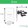 Sublimation Blanks Car Magnetic Wireless Charger - P17 by INNOSUB USA