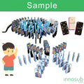 Sublimation Blanks Dominoes - Polymer Domino Game Set by INNOSUB USA