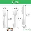 Sublimation Blanks flatware set Polymer Kid's Knife Spoon Fork Plate Cup Bowl by INNOSUB USA
