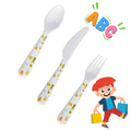 Sublimation Blanks flatware set Polymer Kid's Knife Spoon Fork Plate Cup Bowl by INNOSUB USA