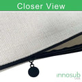 Sublimation Blanks Linen Cosmetic Bag With Zipper Wristlet 16x23cm by INNOSUB USA