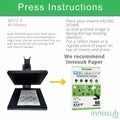 Sublimation Blanks Linen Tote Bag | 5 Sizes | Perfect for Sublimation & UV Printing by INNOSUB USA