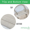 Sublimation Blanks Linen Tote Bag With Strong Rope - 19x15 ” by INNOSUB USA