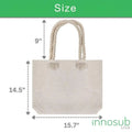Sublimation Blanks Linen Tote Bag With Strong Rope - 19x15 ” by INNOSUB USA