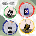 Sublimation Blanks Military ID Tag - SILVER - 1 Side Print + Chain 28 inch by INNOSUB USA
