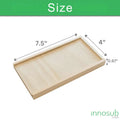 Sublimation Blanks Pencil Box with 12 pcs Color Pencils | PlyWood Brush Set by INNOSUB USA