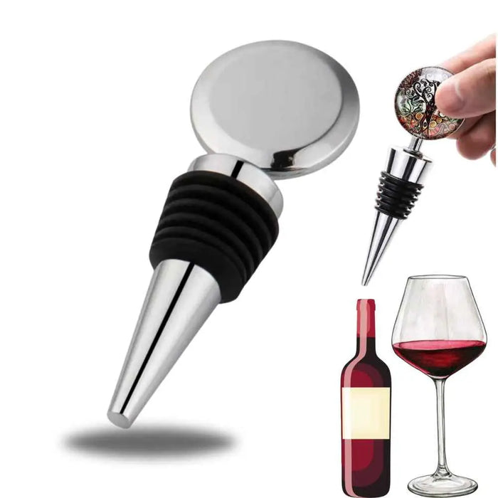 Sublimation Blanks Wine Stopper – Square Shape | Round Shape by INNOSUB USA