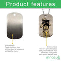 Sublimation Dog Tag Necklace Blank - 2 Sided | Custom Military Id | Sublimation Pet ID by INNOSUB USA by INNOSUB USA